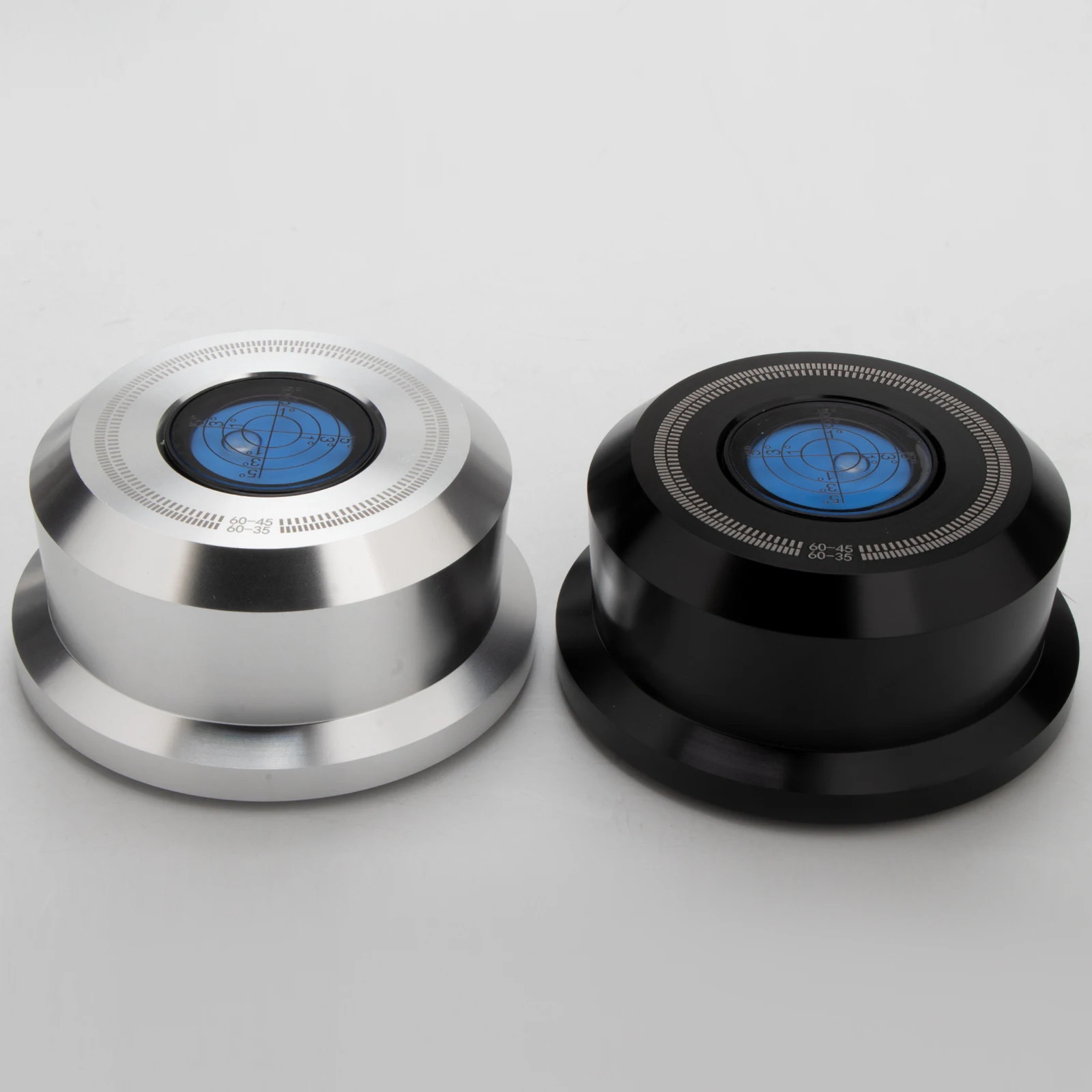 Monosaudio 320g negro/plata aluminio Metal vinilo estabilizador de peso disco equilibrio Clip para tocadiscos LP accesorios para tocadiscos