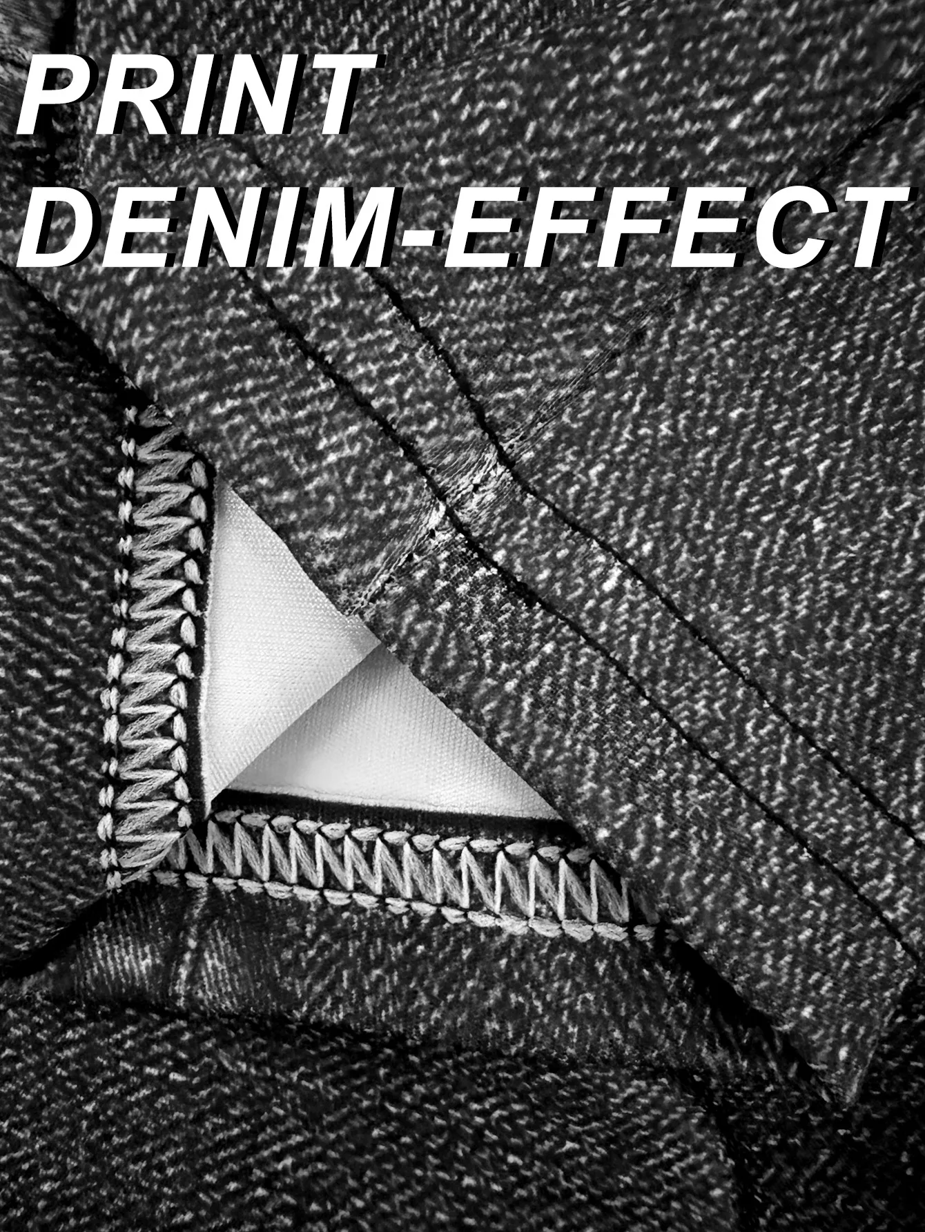 Damen High-Waist Hose in Denim-Optik, Slim Fit, Elastischer Bund, Bauchkontrolle, Po-Lifting, Lässige Hose – Detail 10