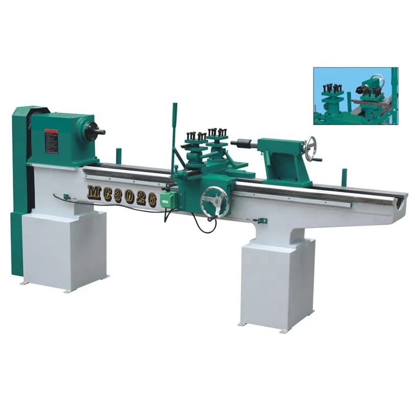 3026 1500mm Industrial Wood Turning Copy Lathe