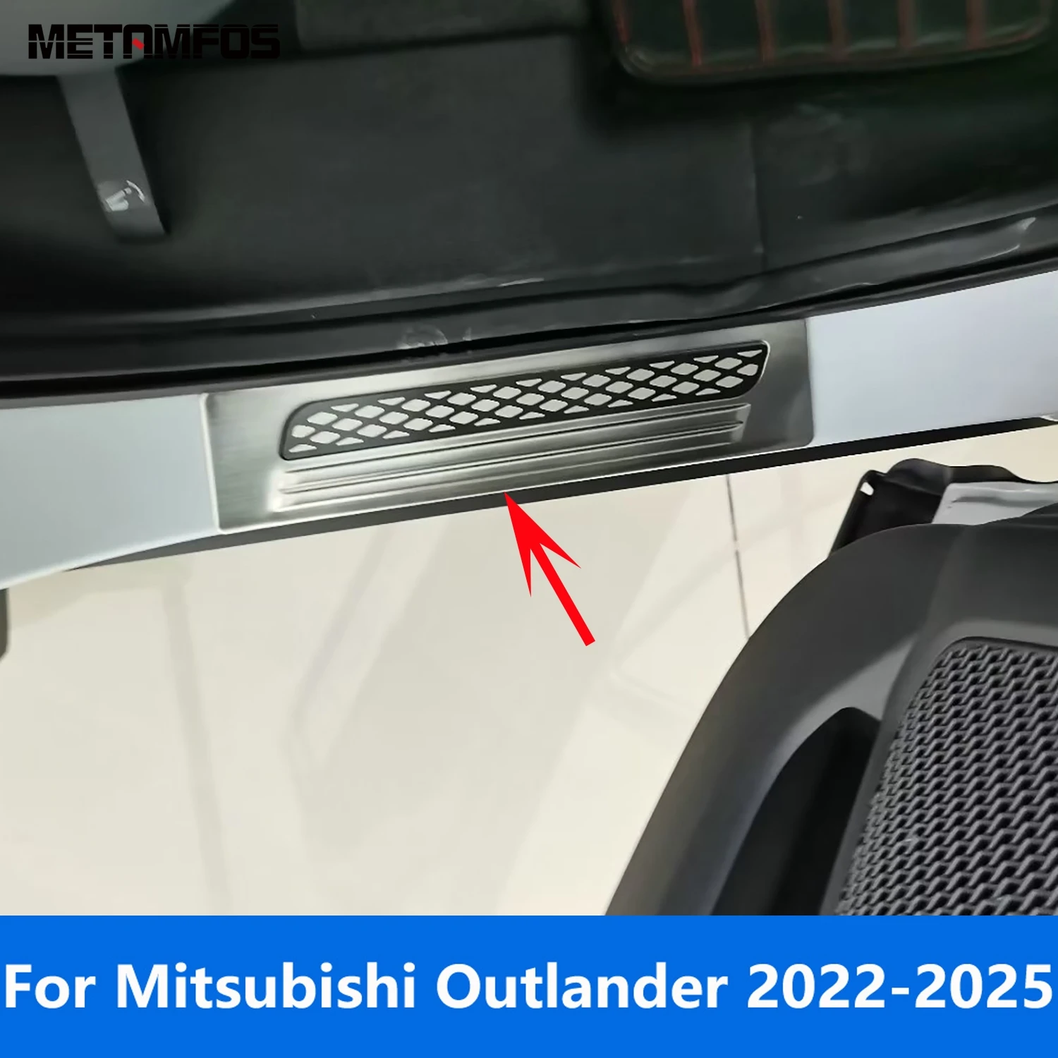 

For Mitsubishi Outlander 2022 2023 2024 2025 Stainless Door Sill Scuff Plate Entry Guard Welcome Pedal Accessories Car Styling