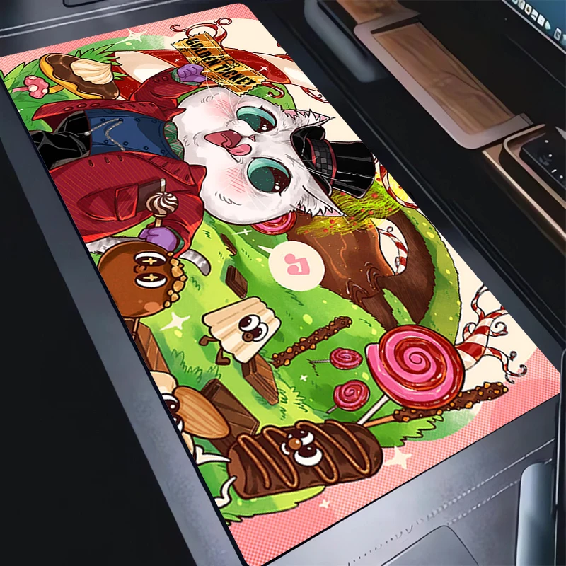 

Anime Mouse Pad Gamer Keyboard Pad Fairy Tale Cat Desktop Mouse Mat Carpet Rubber Tapis Souris Gaming Notbook PC Kawaii Mousepad