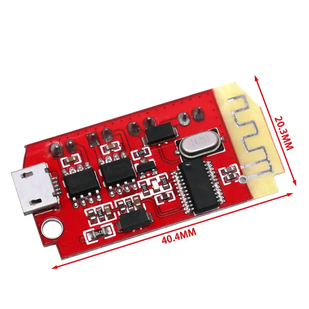 CT14 Micro 4.2 Stereo Bluetooth Power Amplifier Board Module 3.7v 5VF 5W+5W Mini with Charging Port for Refitting Idle Sound Box