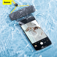 Baseus 7.2inch IPX8 Waterproof Phone Bag For iPhone 13 Samsung Xiaomi Waterproof Pouch Drift Diving Surfing Phone Bag Case Cover