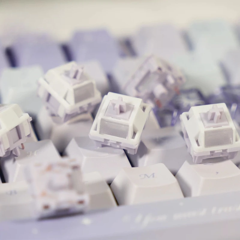 Tender Crisp Switch Customized Nono Switch Smooth Under Light Pressure 32gf Factory Lubed for Mechanical Keyboard Accessories