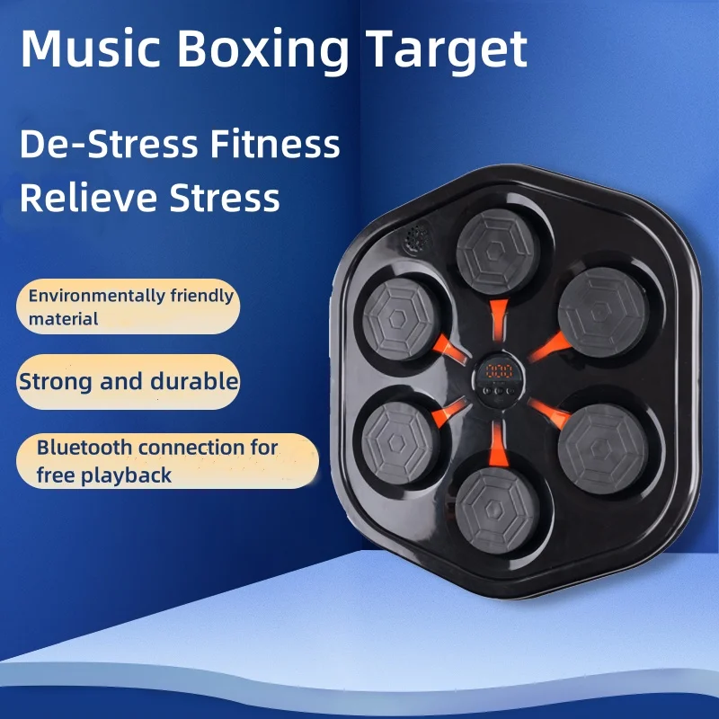 Música inteligente máquina de boxe bluetooth música boxe alvo parede casa fitness crianças boxe trainer acessórios boxe