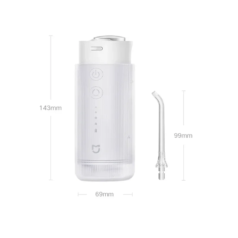 Novo mijia irrigador oral elétrico f400 portátil água flosser 200ml 4 modo dente picareta limpador waterpulse para xiaomi mijia