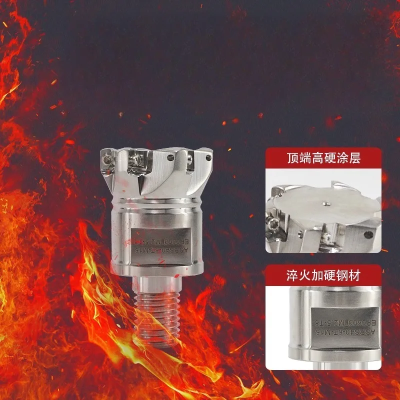 1PCS，ASR06 Fast Forward to Lo-ck Teeth Kn-ife He-ad An-ti seismic Opening Coarse Install EPMT0603 and EPNW0603T Heads