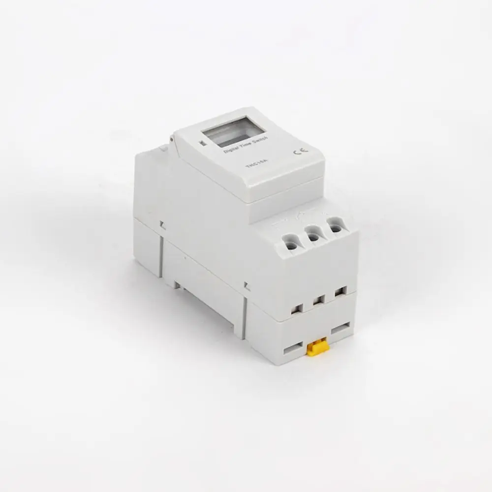 

прочный программируемый цифровой таймер, электронный ЖК-дисплей THC15A, еженедельное 7 дней, реле управления на DIN-рейку, 1 шт.