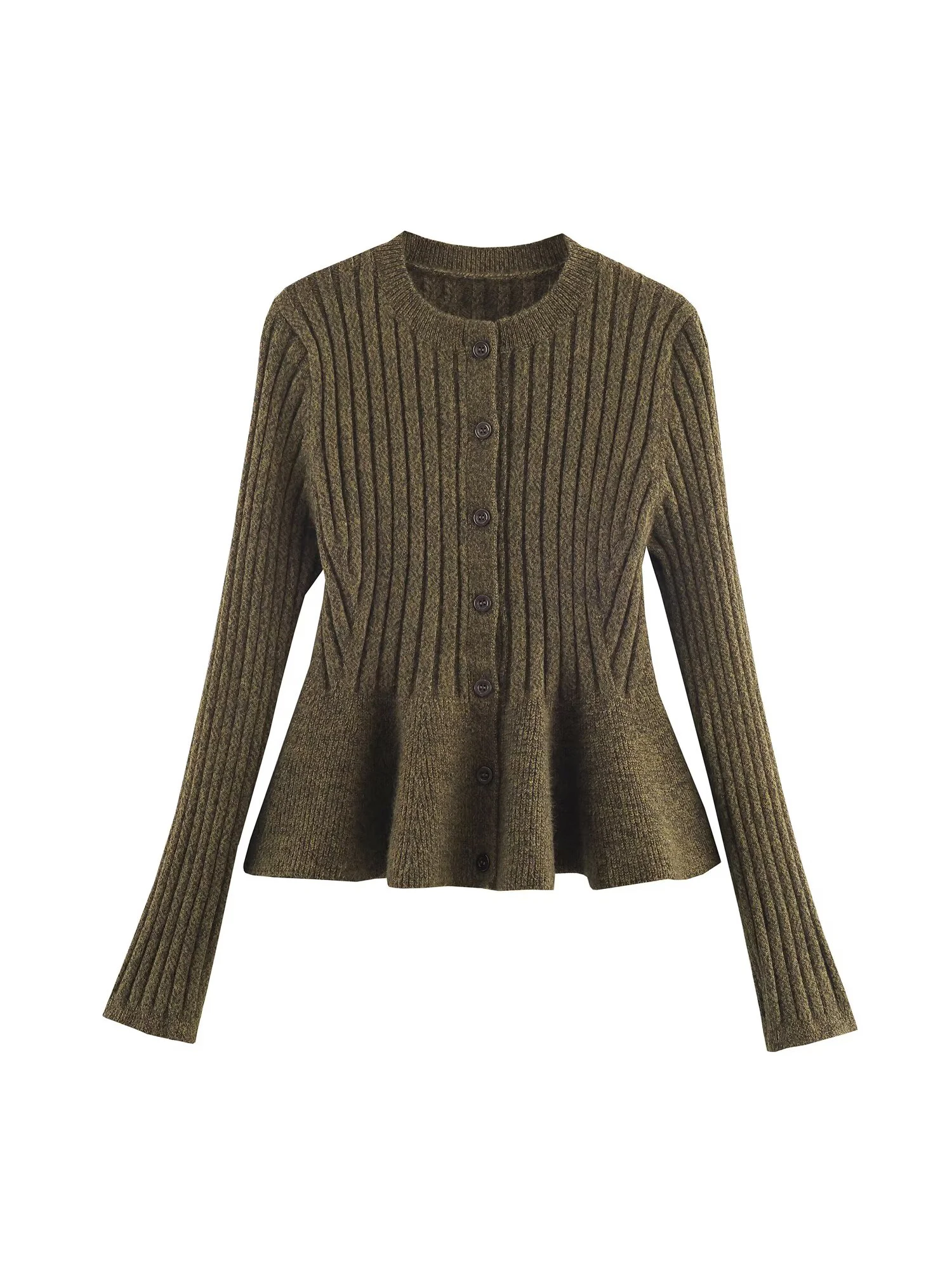 

Женский пуловер цвета хаки, свитер, винтажный японский джемпер Y2k, трикотаж, свитер оверсайз с длинными рукавами и круглым вырезом, осенняя одежда 2000-х годов, 2025