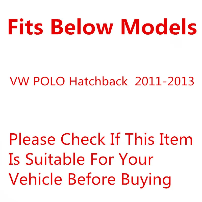 إطار مبيت مرآة جانبية لسيارة VW POLO Hatchback 2011 2012 2013 حامل إطار مرآة الرؤية الخلفية ملحقات السيارات #2