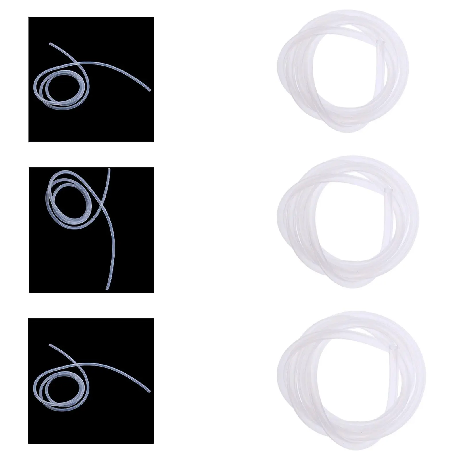 Silicone Tubing, Silicone Fuel Line, 1 Meters Accessories DIY Assembly Replaces