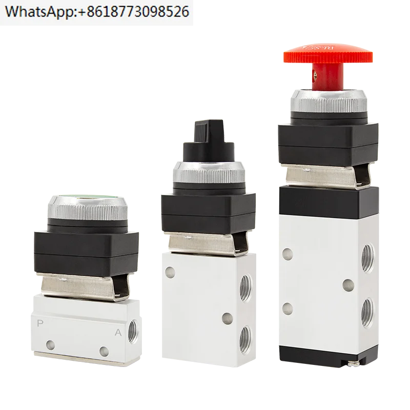 2PCS Cylinder JM Small JMJ Pneumatic Mechanical Valve MOV Switch 07 Manual 06 Button 01 Control 03 04 05 02