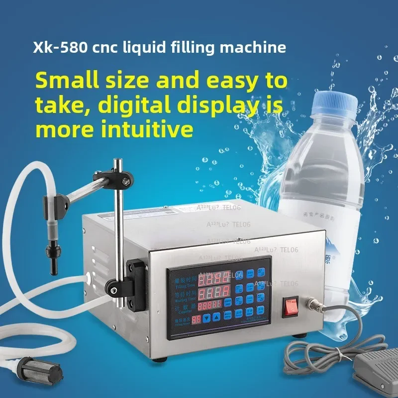Automatic Quantitative Liquid Filling Machine Small Digital Controlled for Water Wine Perfume Vinegar