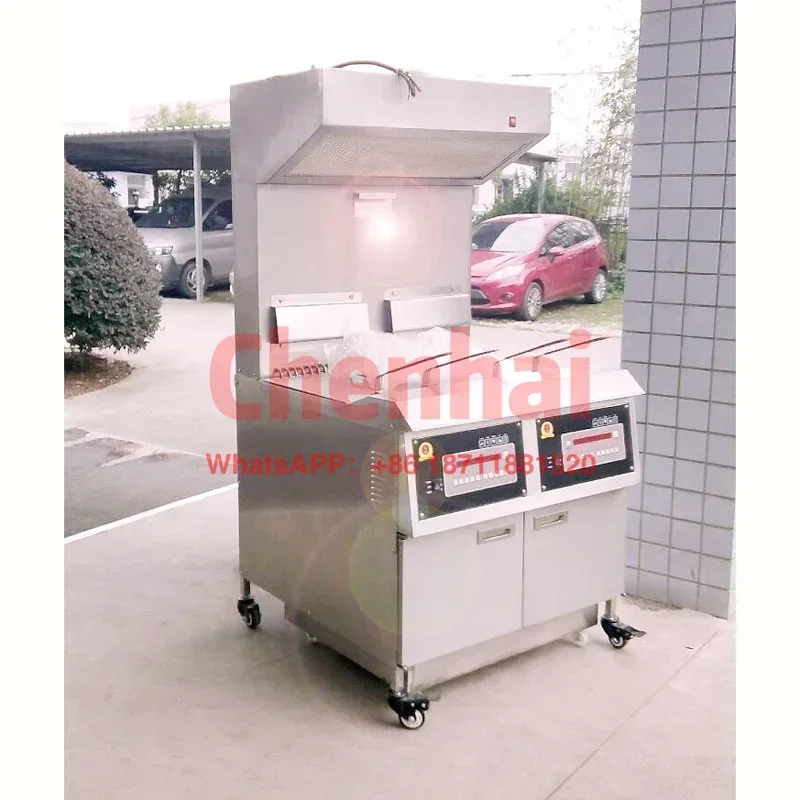 Special offer for commercial fish and chips without ventilation hood, deep fryer for 15 days, including package tax and delivery