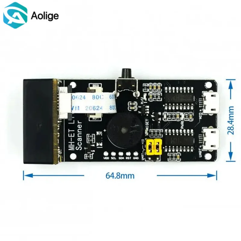 

Модуль сканера штрих-кода V3.0 1D/2D Считыватель кодов Двумерное сканирование Модуль распознавания сканирования штрих-кода двигателя
