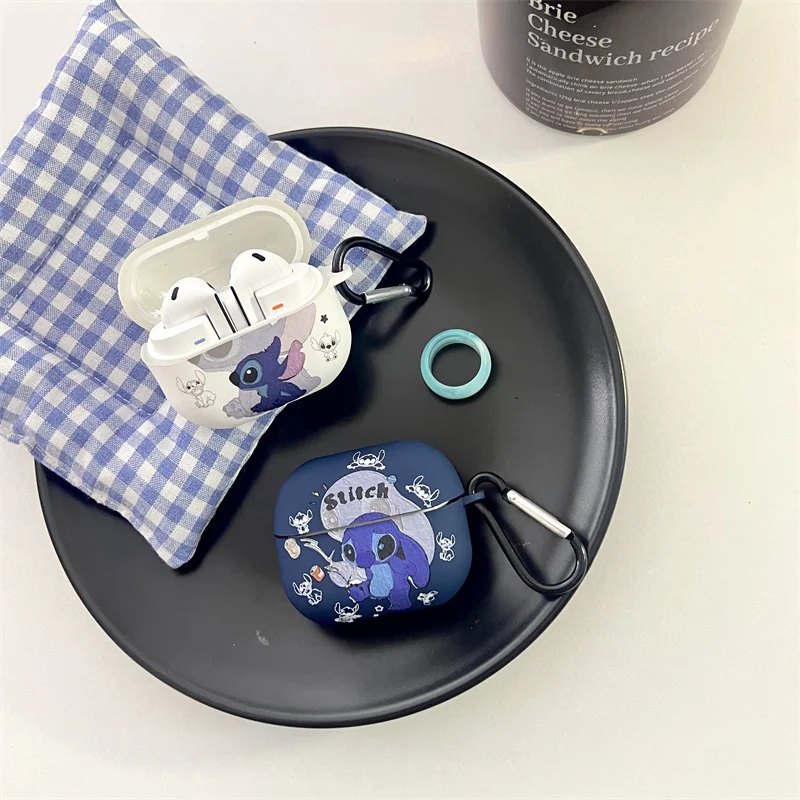 Cute Matte Stitch Case for Samsung Galaxy Buds 3 Headphone Case Cartoon Earphone Bag for Galaxy Buds3 Pro