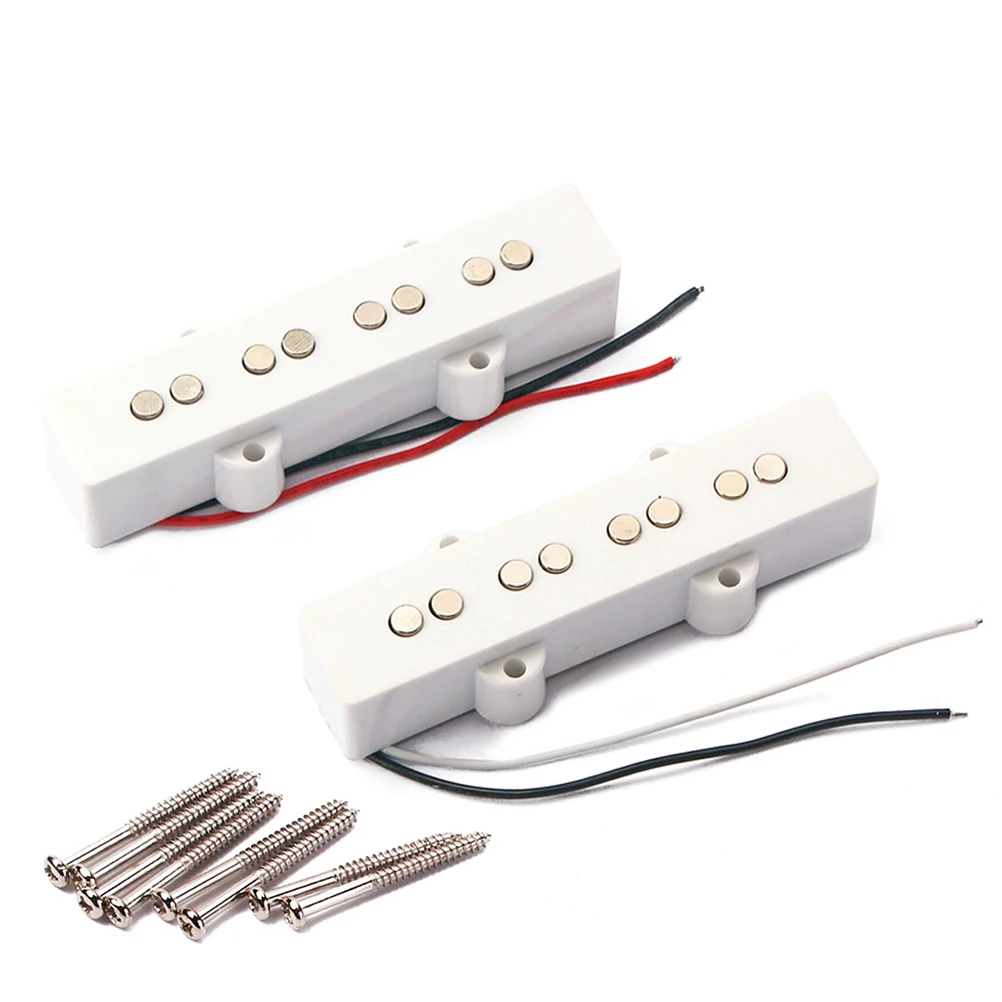 

4 String Electric Bass Pickups Bridge Neck Pickups Set for Jazz JB Bass Guitar Open Style Guitar Parts and Accessories GMB09