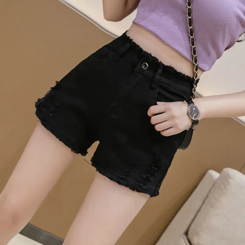 Female Short Jeans PantsWhite Skinny Ripped Tight Women's Denim Shorts Booty Low Price Elegant New in Hot Cheap for Summer XL