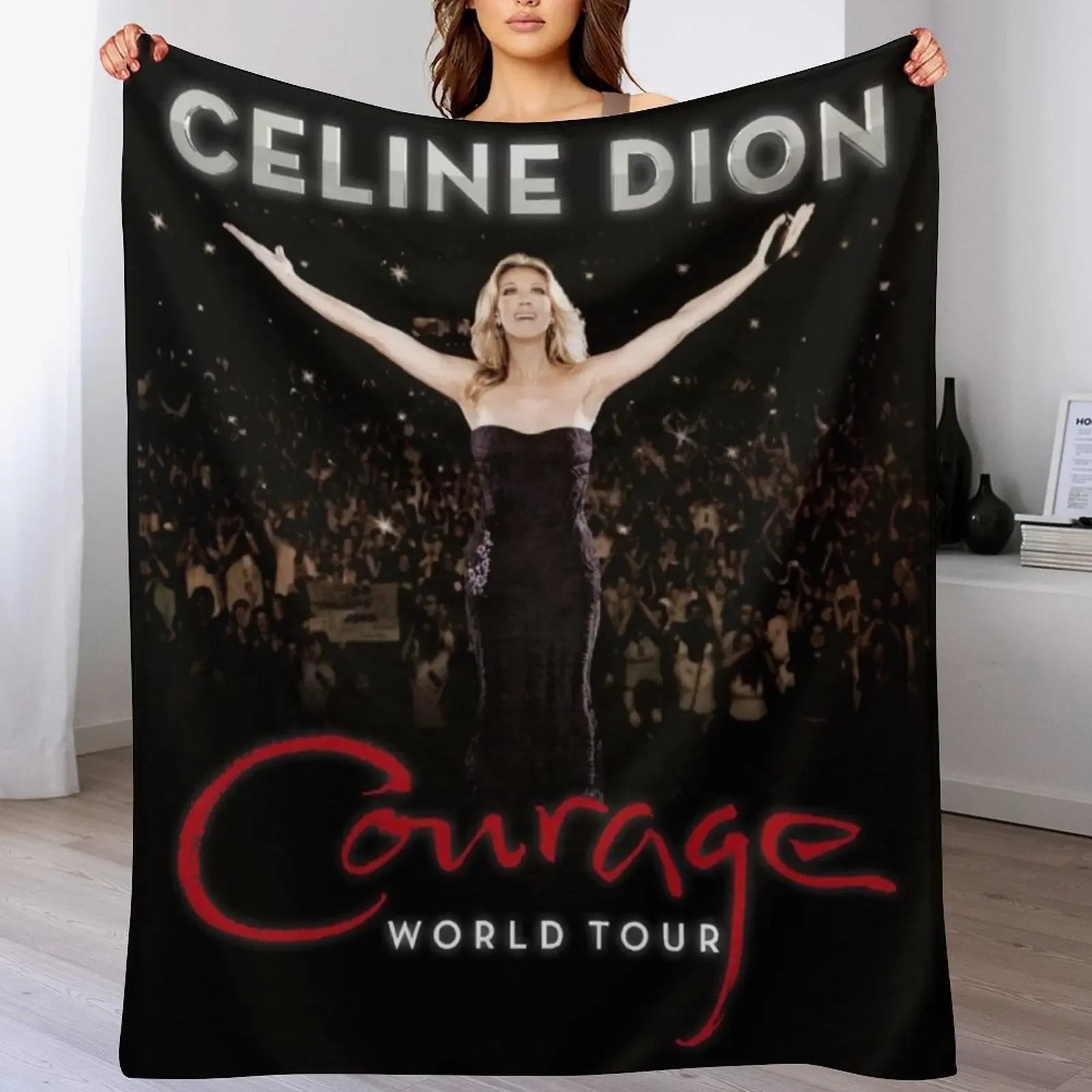 CD COURAGE World Tour 2019 Throw Blanket Versatile Cozy Throw Blanket for All Occasions