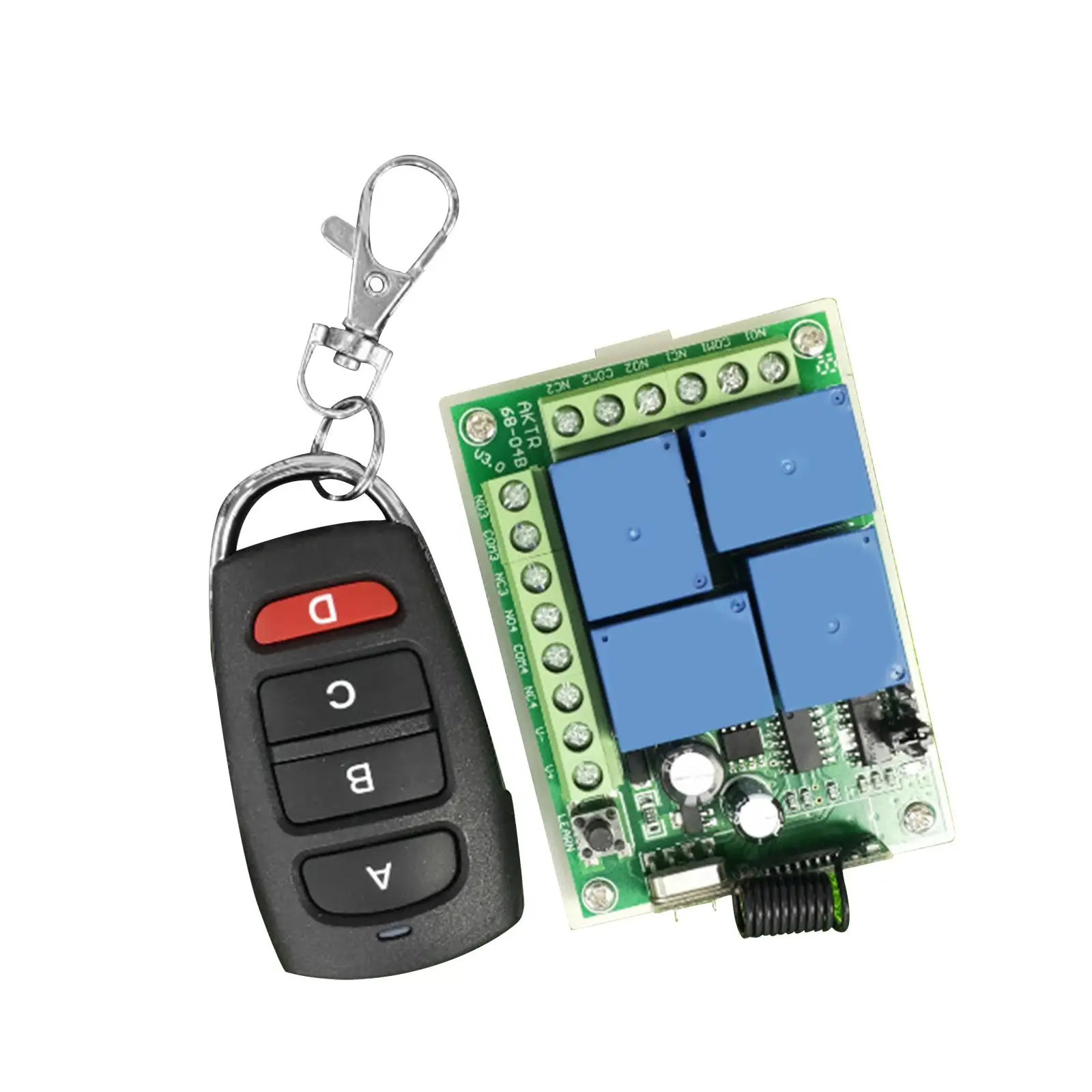 Wireless Remote Control Lamp Switch DIY for Lights Garage Motor Awning