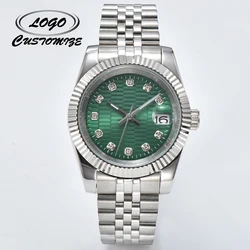 Customizable LOGO Watch NH35 Watch Sapphire Glass Luxury Automatic Mechanical Watch Suitable for NH35 Movement