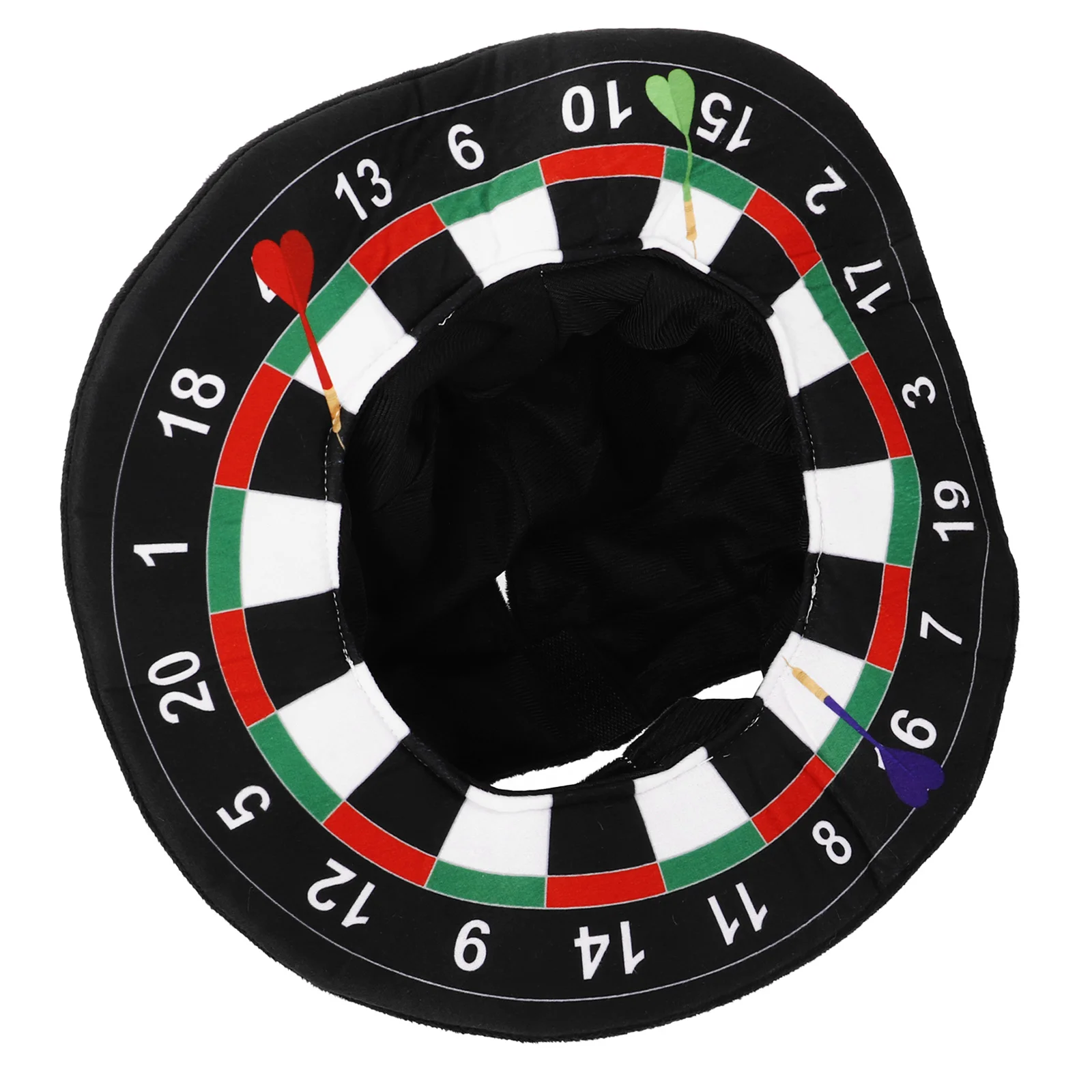 

Sports Dartboard Hat Hood Multifunctional Party Cosplay Headgear Lightweight Portable Festive Photo Prop Novelty Sports Hat Hood