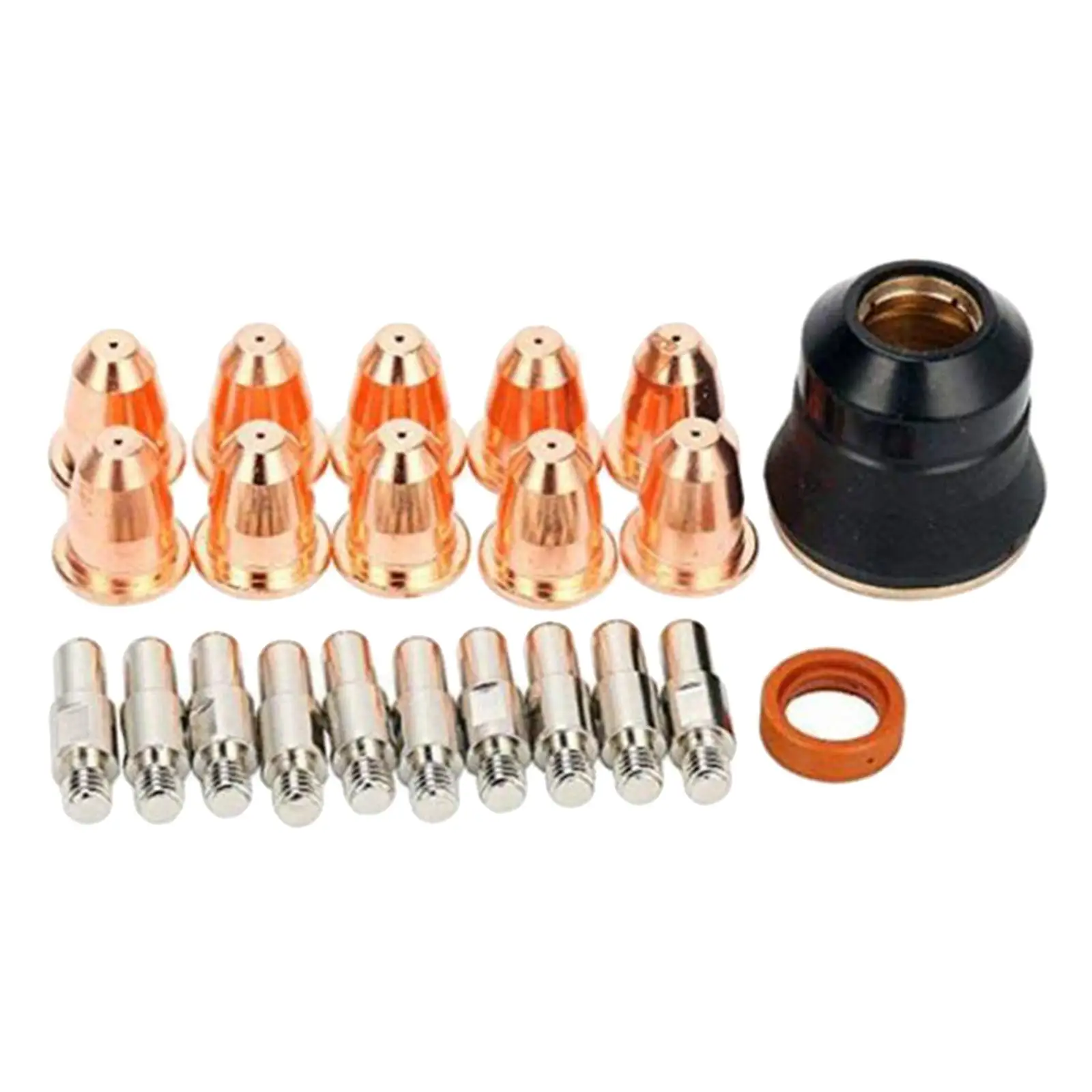 プラズマ切断電極キット,s45,p40,PT-40,pt60,PT-60用ソケット,溶接ツール,22個