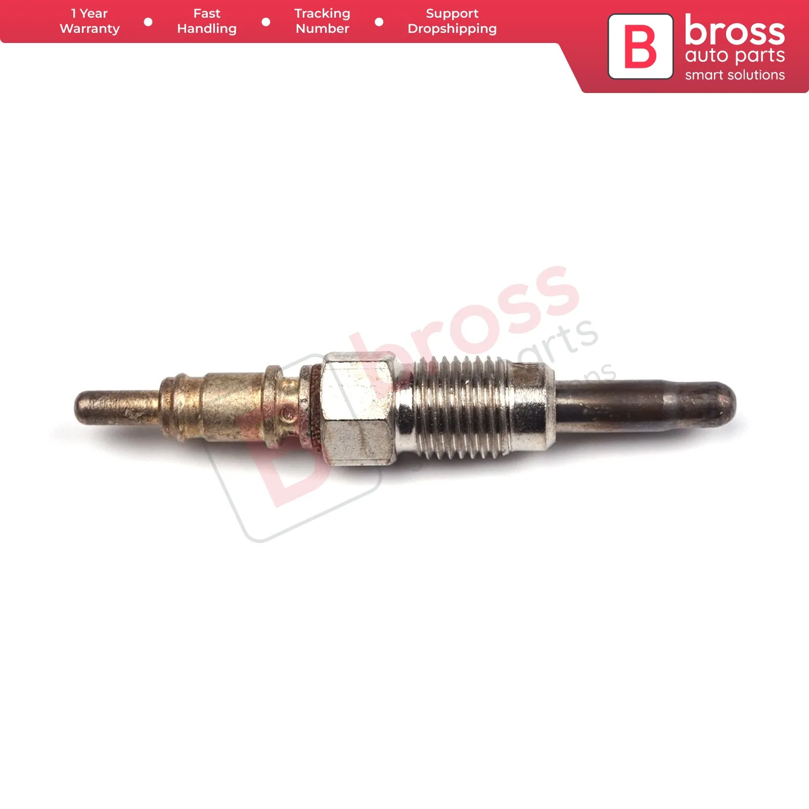 

Bross Auto Parts BGP38 1 Piece Heater Glow Plugs GX76, 0 100 226 199, GN928 for Audi Volvo VW Skoda Seat Ship From Turkey