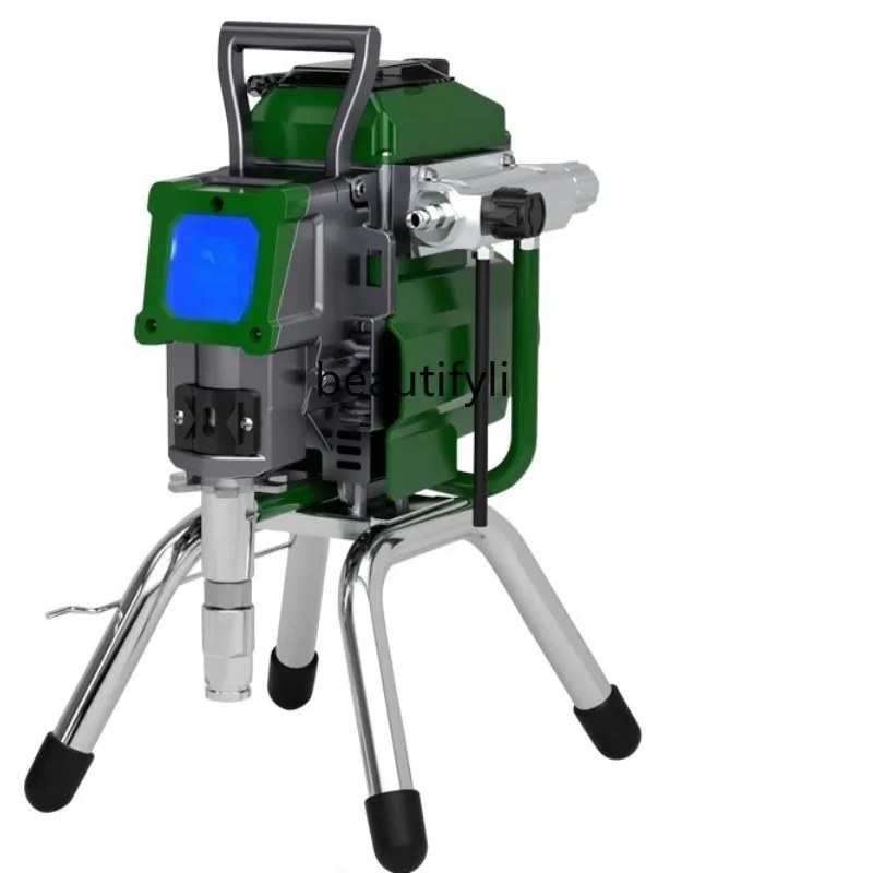 Smart Voice Control Airless Paint Sprayer, High Pressure Electric Latex Putty Coating Spray Machine