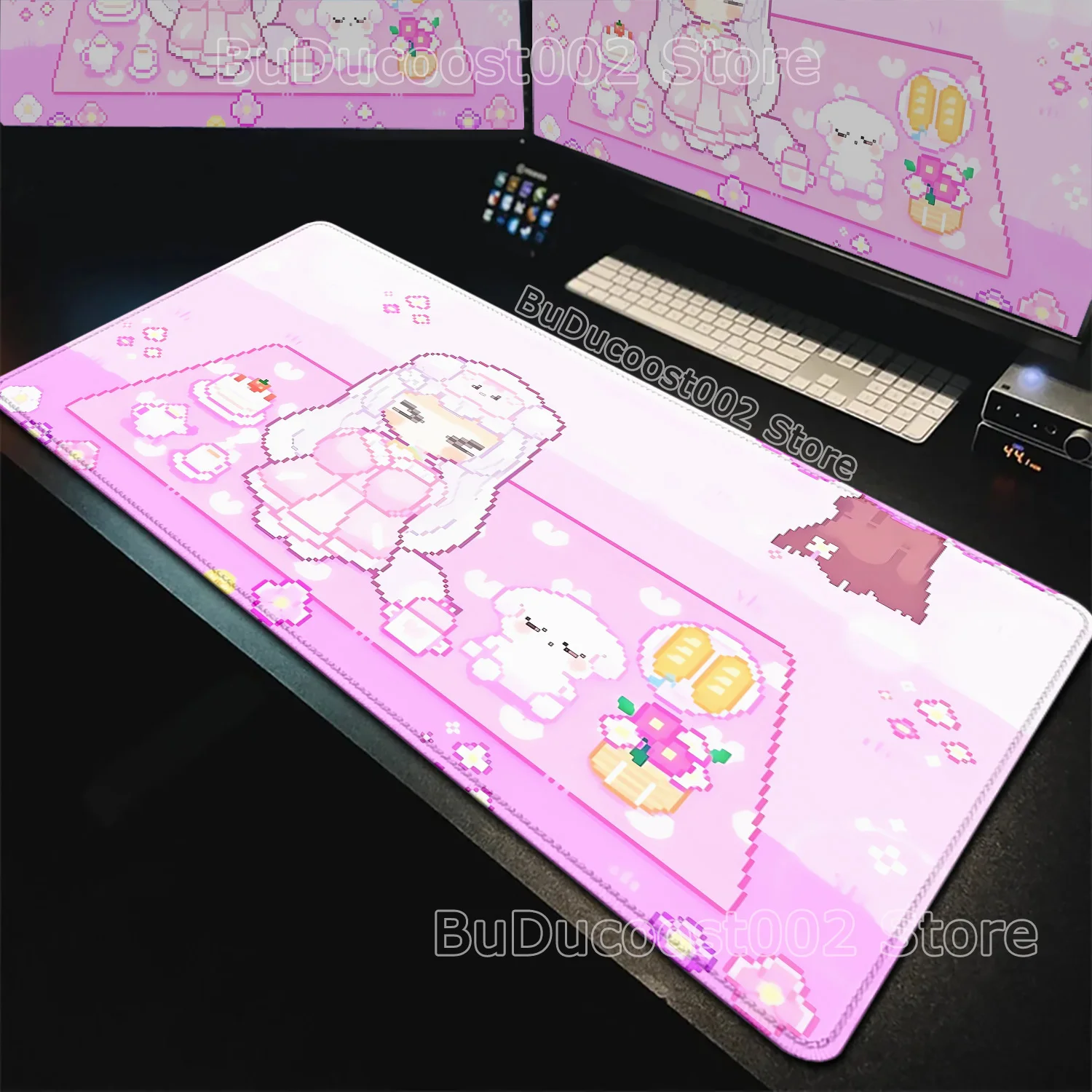 

2026 New Super Cute Art Pink Mouse Pad Anime Girl Gamer Computer Mousepad Large Size 1200x600mm Lovely Keyboard Laptop Desk Mat