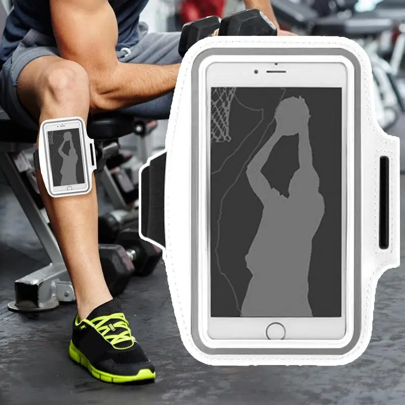 Phone Arm Bands For Running Sweatproof Armband Cell Phone Holder Lightweight Shockproof Storage Bag With Key Slot Sports
