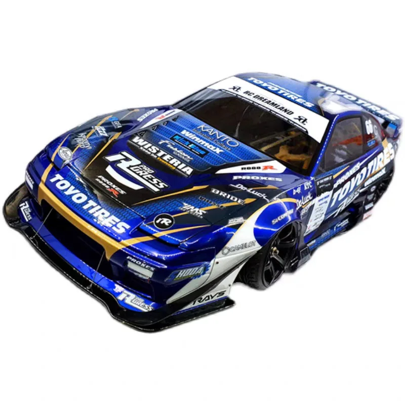 1/10 N1SSAN 180SX Tipo X Rocket Bunny Escala RC Controle Remoto Carro Decalque Etiqueta Atualização