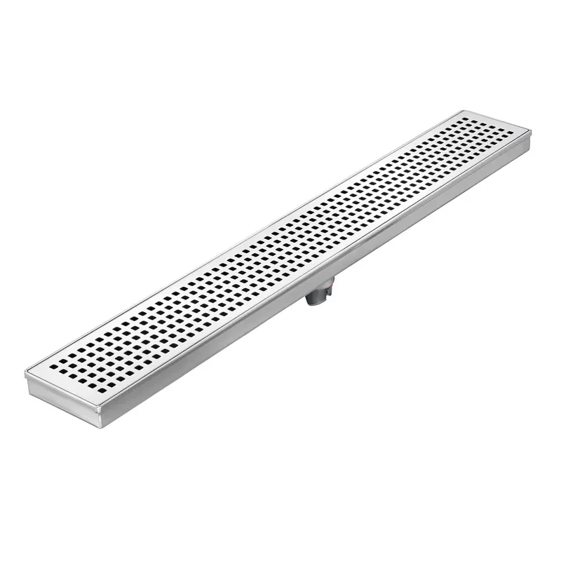 304 Stainless Steel Linear Shower Drain Floor Waste Anti Odor Insect Proof Bathroom Drainage System Modern Design Easy Clean