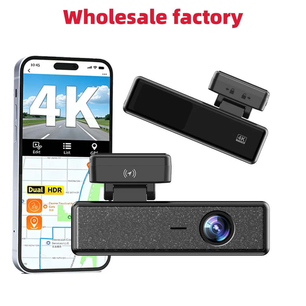 2 Channel 4k Dashcam Front Rear Car DVR Vehicle Recorder Video with IPS Screen Night Vision Car Camera Car Dvr