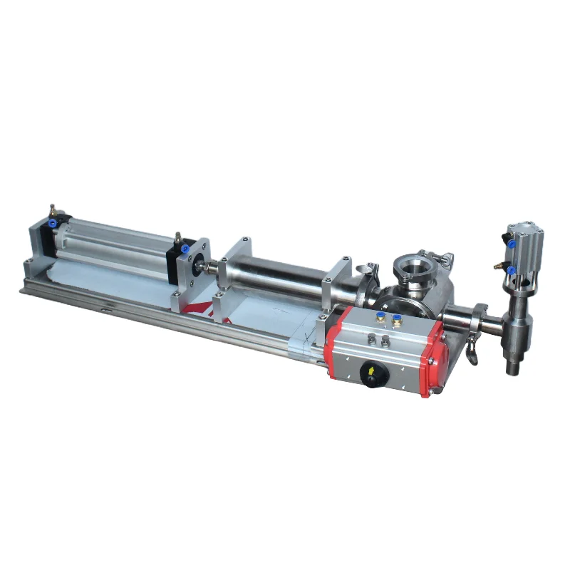 

Paste stuff filling machine main parts piston rotary valve air cylinder filling head vavle without base SS304 5-5000ML all size