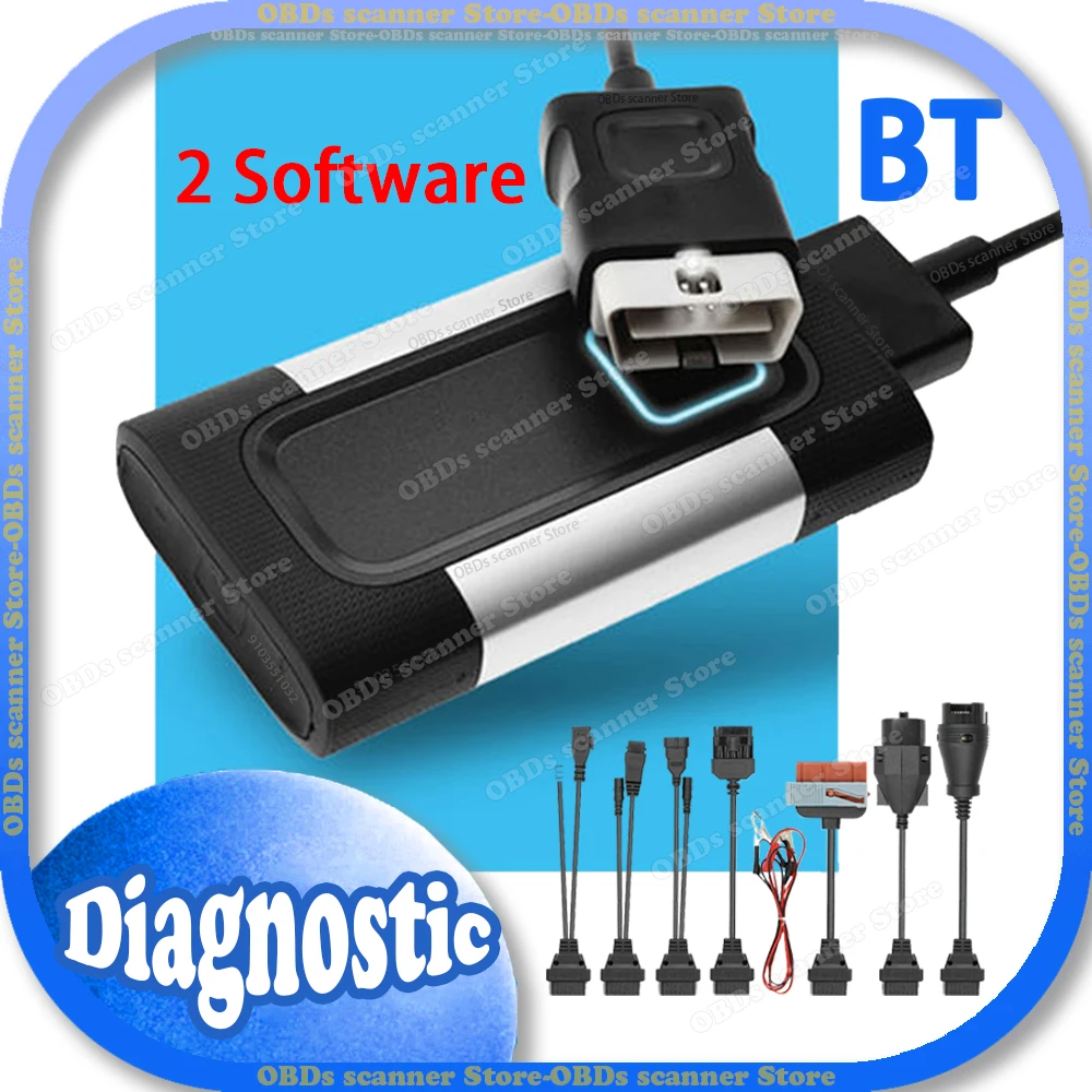 DS Auto V2021.11 Diagnostic Tools VD150E DEL 2021 TCS Pro Scanner OBD2 Code Reader For Cars Trucks Vdijk Tnesf VCDS Free Keygen