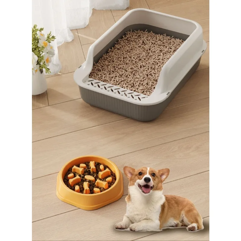 スローフィーダー犬用ボウル、犬用餌入れ、滑り止めペット用餌入れ、小型犬用餌入れ、猫用ボウル、窒息防止