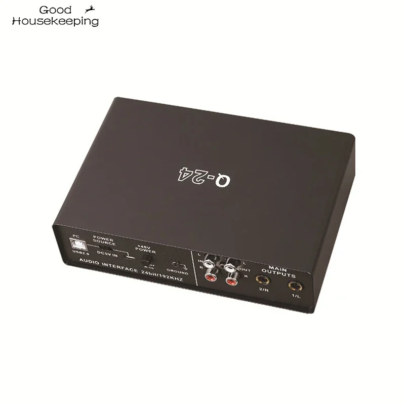 ギタープロのUSBオーディオ機器,コンピューター,外部サウンドカード,ラップトップ,ポータブル,Q-24