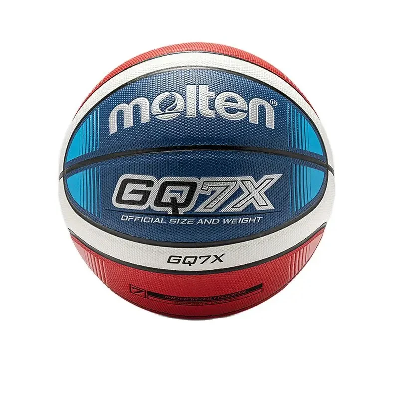 Molten ukuran 7 bola basket gq7x, kompetisi bola standar basket Pria Wanita bola latihan tim basket, 3x3 bola basket