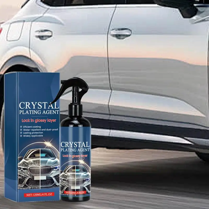 Car Coating Agent 120ml Mild Safety Agent Spray For Car Coating Long Lasting Multifunctional Car Maintenance Spray Coating