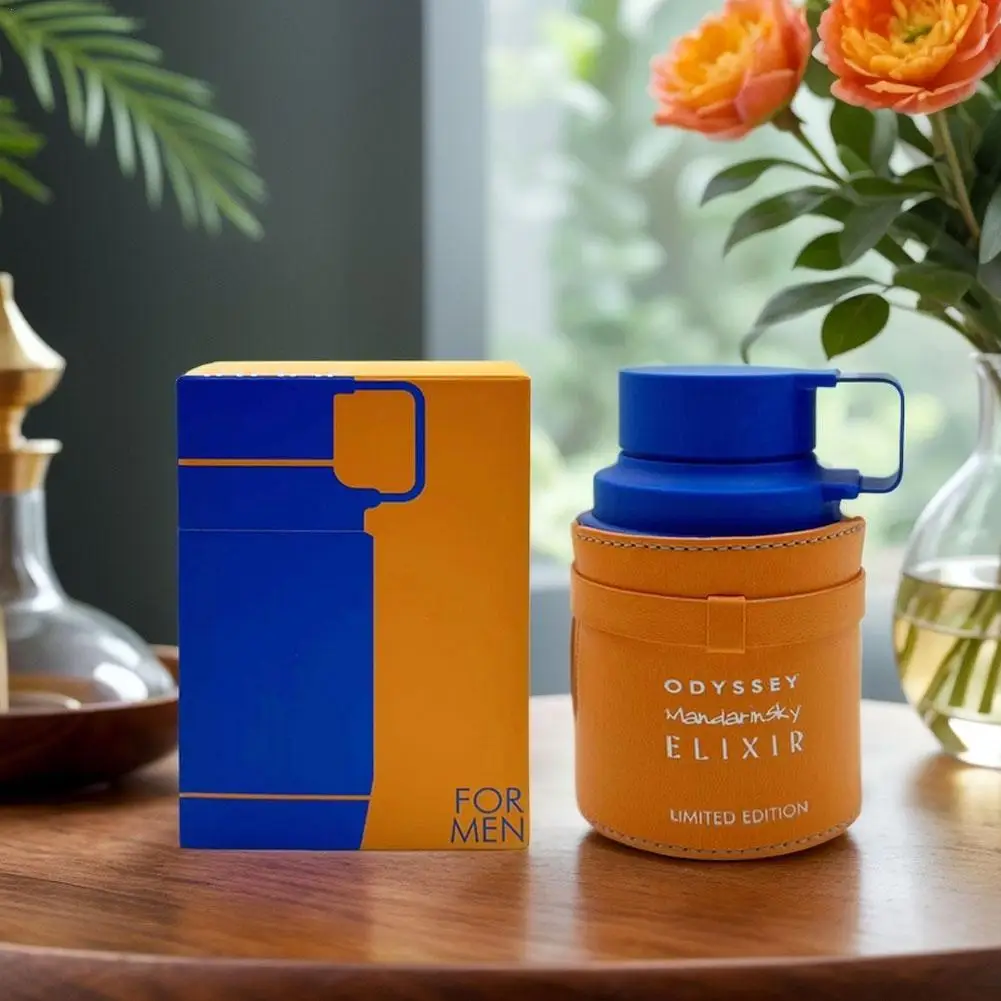 

100ml Original Arab Perfumes Cologne for Man Fragrance Woody Tone Luxury Perfume Blue Bottle Dubai Cologne Attract Men & Women