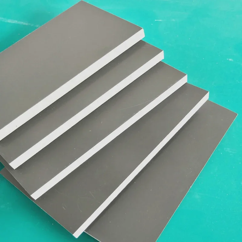 Gray PVC Plate Board 320mm x 350mm Thickness 15mm Plastic Hard Sheet for Electronic Equipment Etc