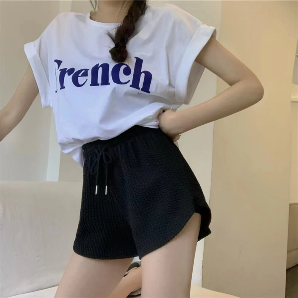 Everyday Use Black Comfortable Shorts Soft Comfortable Shorts Casual Shorts New Condition Solid Pattern Daily Wear