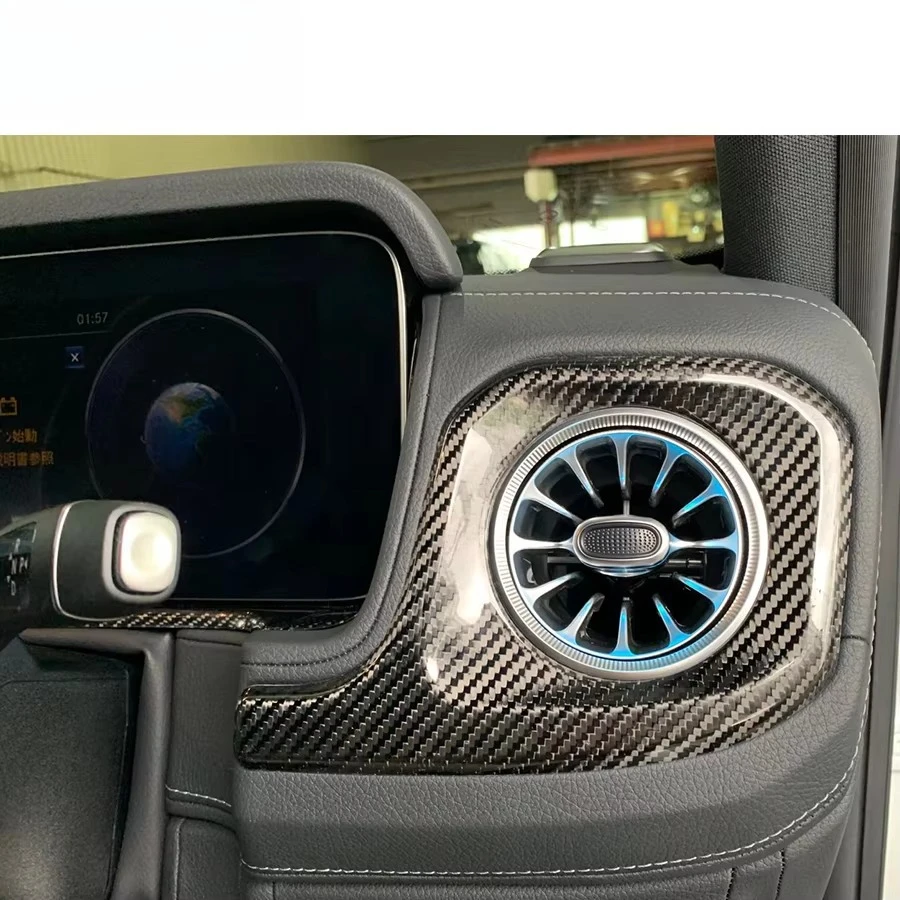 High Quality G Class W464 W463A G63 Carbon Fiber Interior Kits for Air Outlet Central Control Cover Plate Instrument Panel