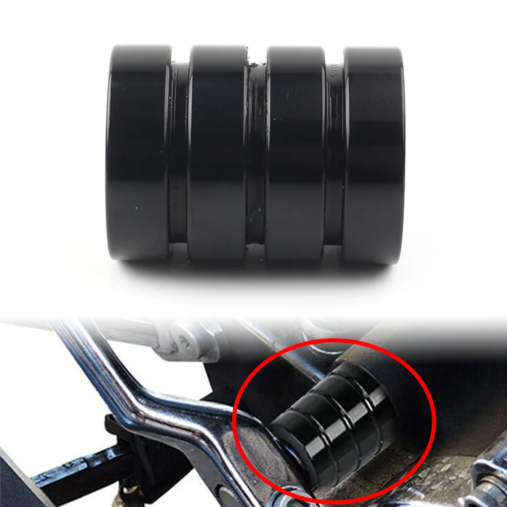 motorcycle-aluminum-heel-shift-eliminator-shifter-shaft-cap-cover-black-for-1980-up-harley-road-king-street-electra-glide