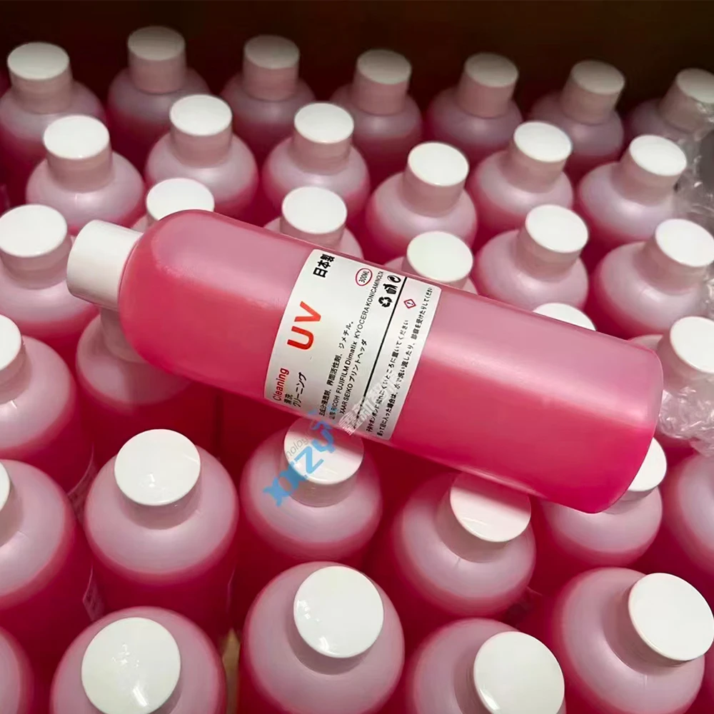 UV Cleaning Liquid 300ml for Epson Ricoh Konica Kyocera Printhead Cleaning Fluid Solution UV Ink Cleaner