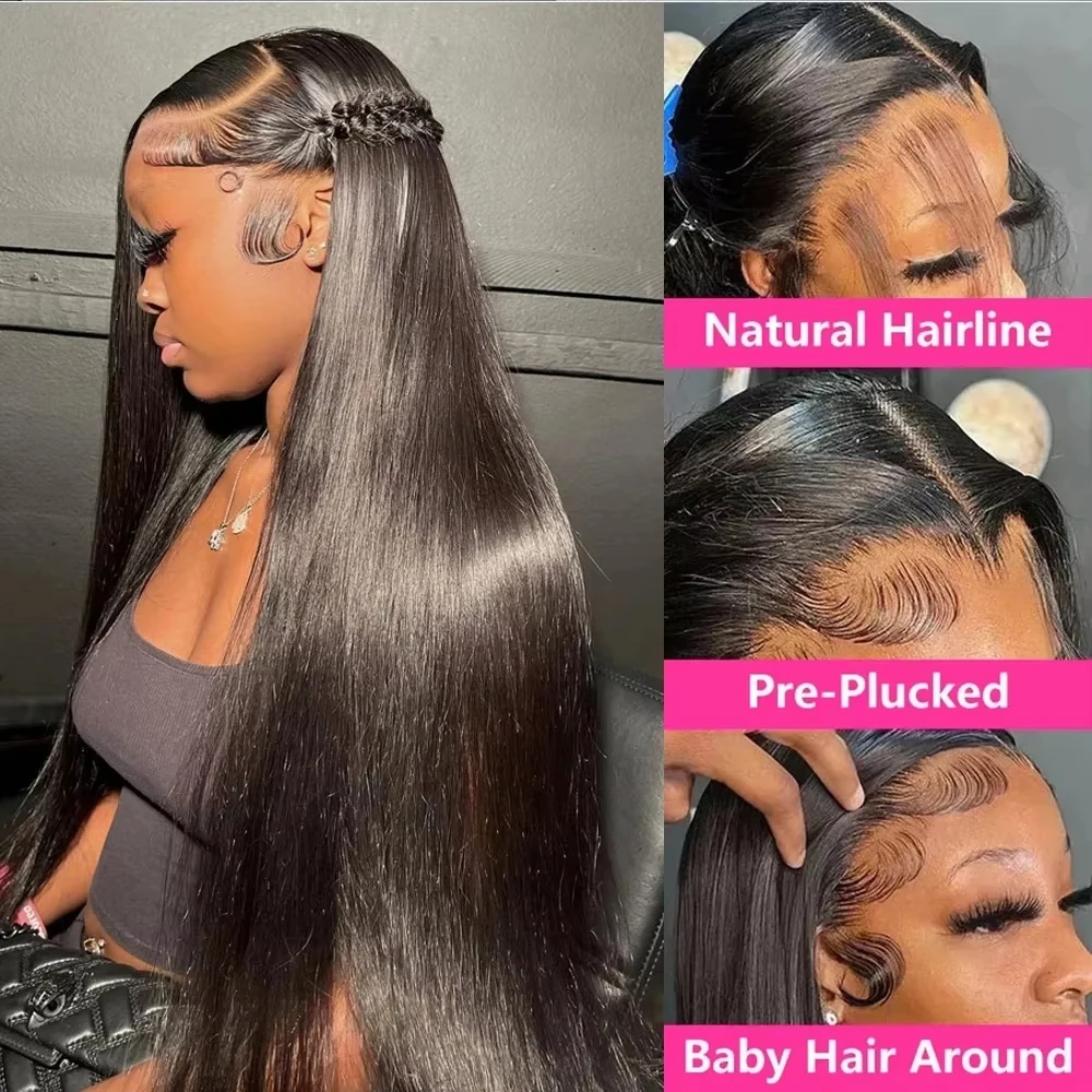 Varlea Glueless Wig Bone Straight Human Hair Wigs 5x5 Hd Lace Closure Wig 4x4 Closure Human Hair Wig Ready To Wear Brazilian image 2