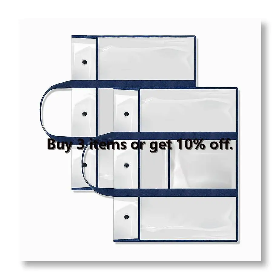 ✼2 Pack Large Poster Storage Bag 31.5 X 25.5inch Bulletin Board Holder Art Portfolio Container for Teachers Classroom