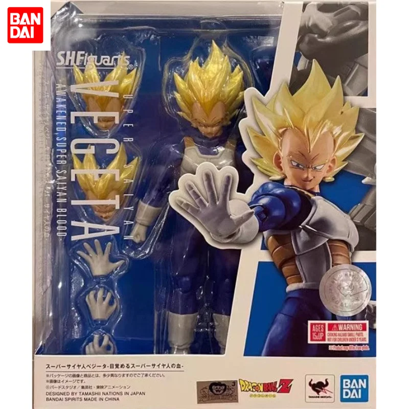

Коллекционная фигурка Bandai SHF Dragon Ball Z Vegeta Awakened Super Saiyan Blood в наличии, отличный подарок