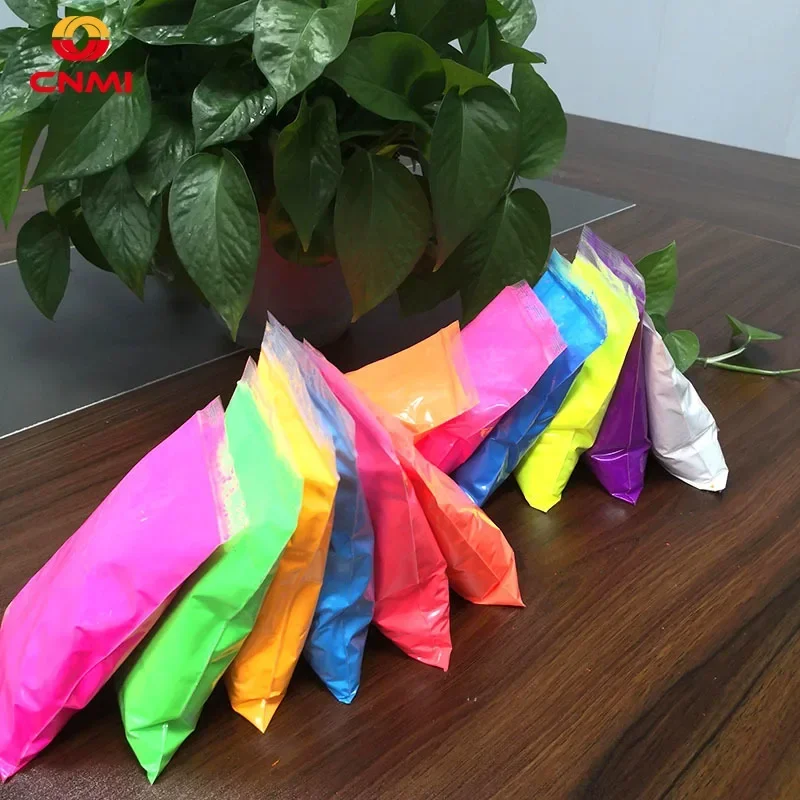 100g/bag Neon Acrylic Powder Phosphor Pigment DIY Fluorescent Resin Powder Nail Art Rainbow Colorful Manicure Dust Polish Decor